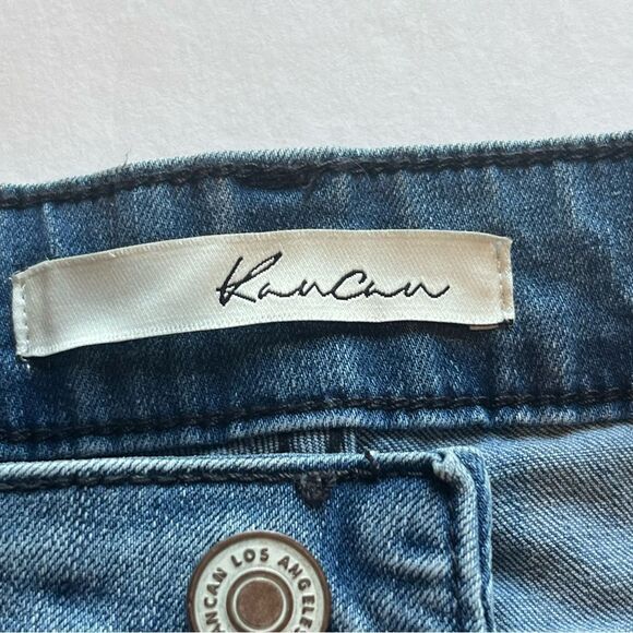 KanCan Women's Faded Blue Distressed Blue Jeans Size W9 - Picture 3 of 9